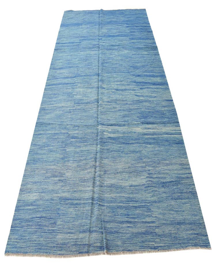 Detail image of  6' 6 x 10'  Hand Woven Kilim Modern Wool Rug