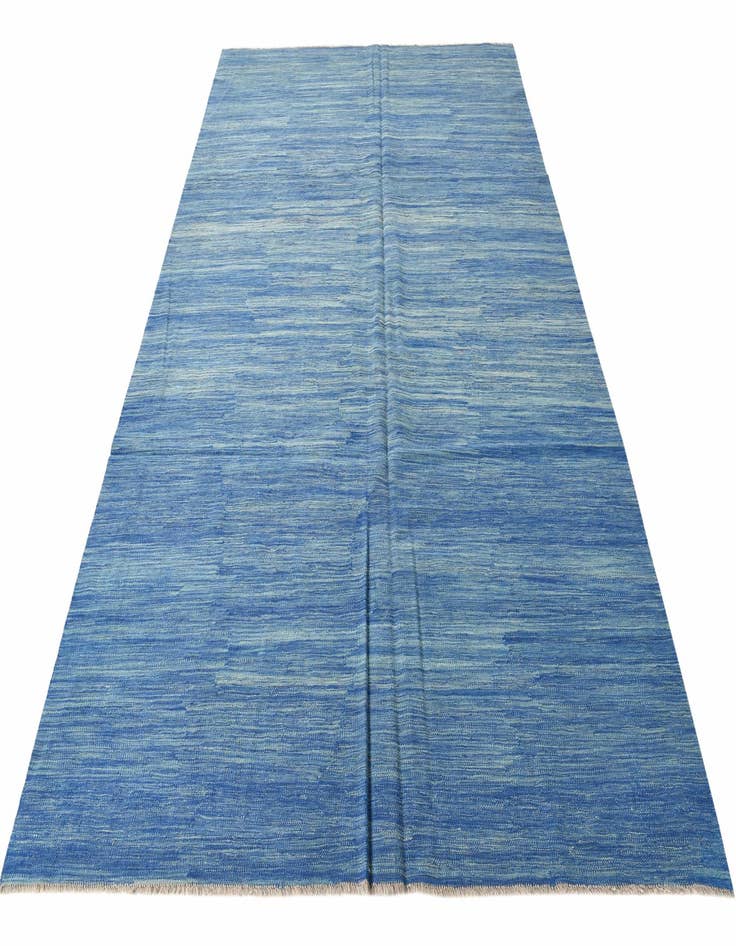 Detail image of  6' 7 x 9' 10  Hand Woven Kilim Modern Wool Rug