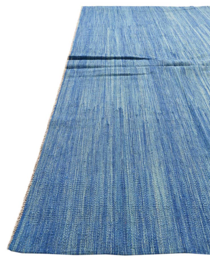 Detail image of  6' 7 x 9' 10  Hand Woven Kilim Modern Wool Rug