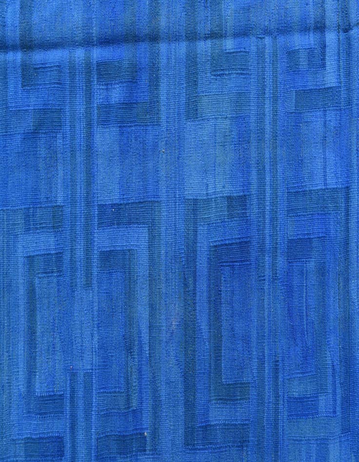 Detail image of  6' 4 x 9' 5  Hand Woven Kilim Modern Wool Rug