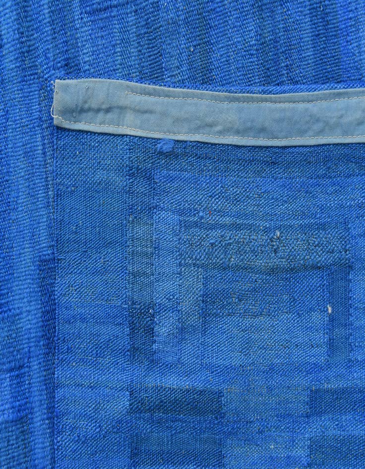 Detail image of  6' 4 x 9' 5  Hand Woven Kilim Modern Wool Rug