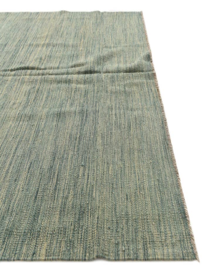 Detail image of  4' 10 x 6' 6  Hand Woven Kilim Modern Wool Rug