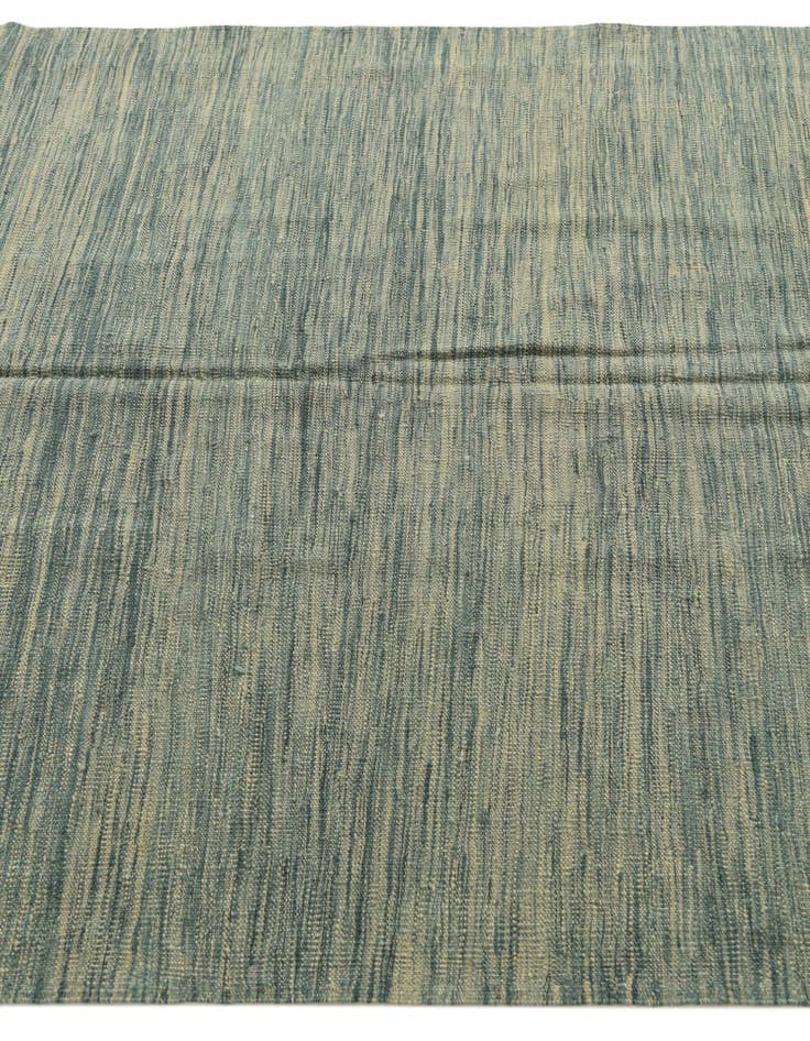 Detail image of  4' 10 x 6' 6  Hand Woven Kilim Modern Wool Rug