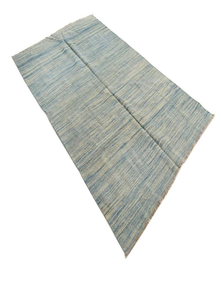 Detail image of  4' x 6' 4  Hand Woven Kilim Modern Wool Rug