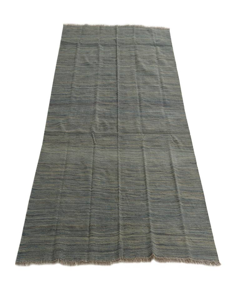 Detail image of  5' 5 x 8'  Hand Woven Kilim Modern Wool Rug