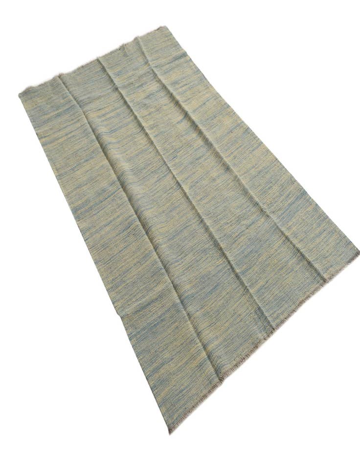 Detail image of  4' x 6'  Hand Woven Kilim Modern Wool Rug