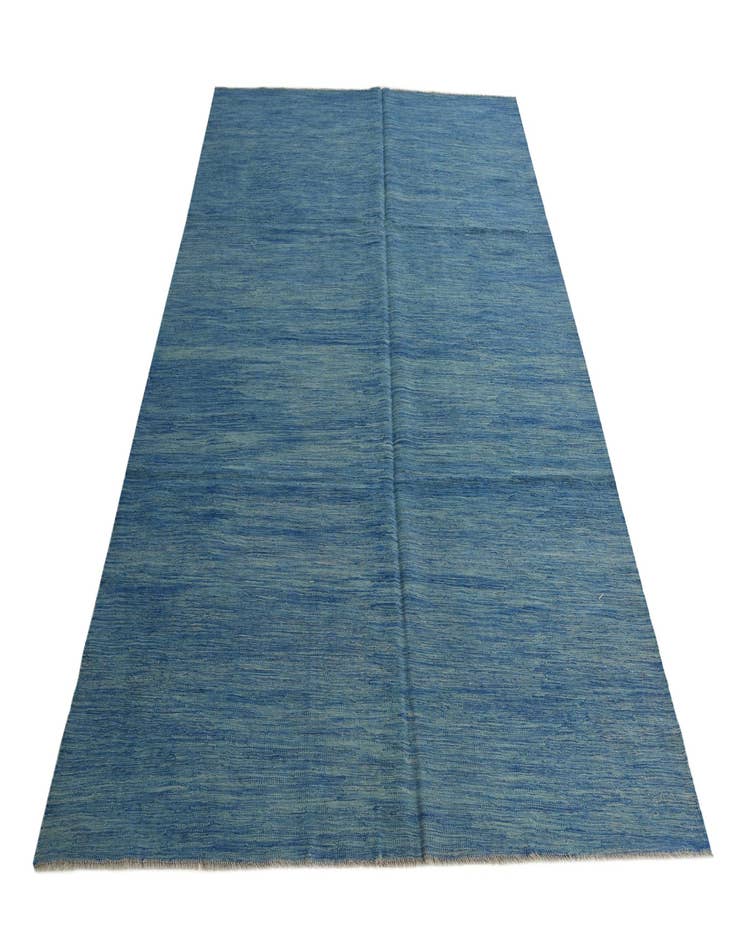 Detail image of  6' 8 x 10'  Hand Woven Kilim Modern Wool Rug