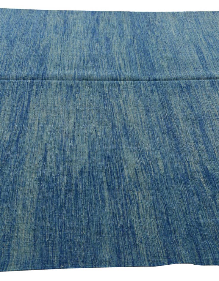 Detail image of  6' 8 x 10'  Hand Woven Kilim Modern Wool Rug