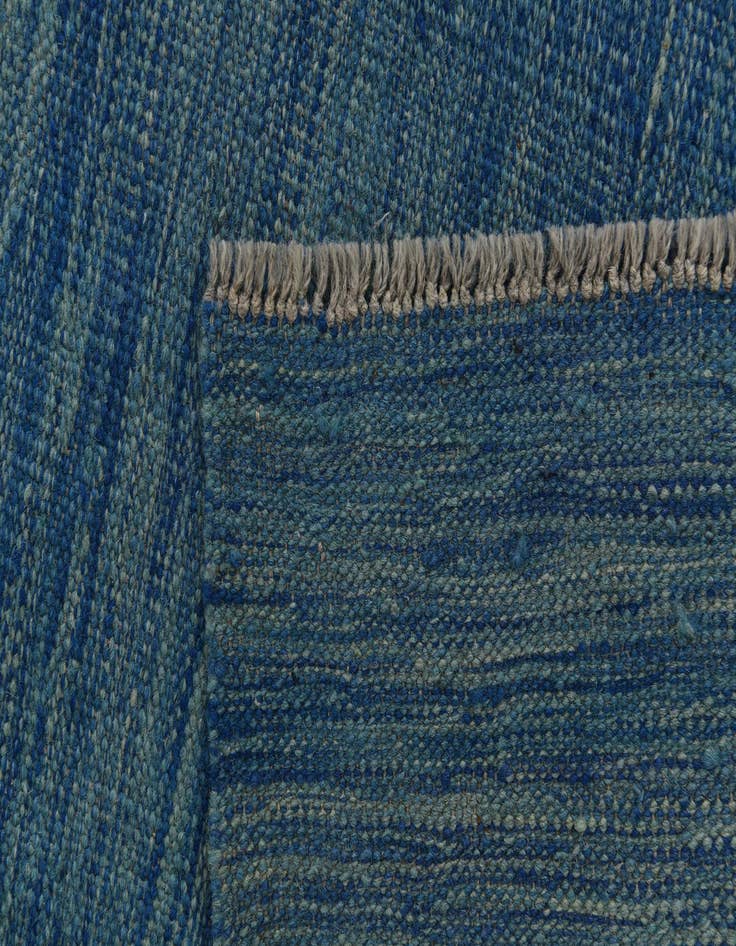 Detail image of  6' 8 x 10'  Hand Woven Kilim Modern Wool Rug