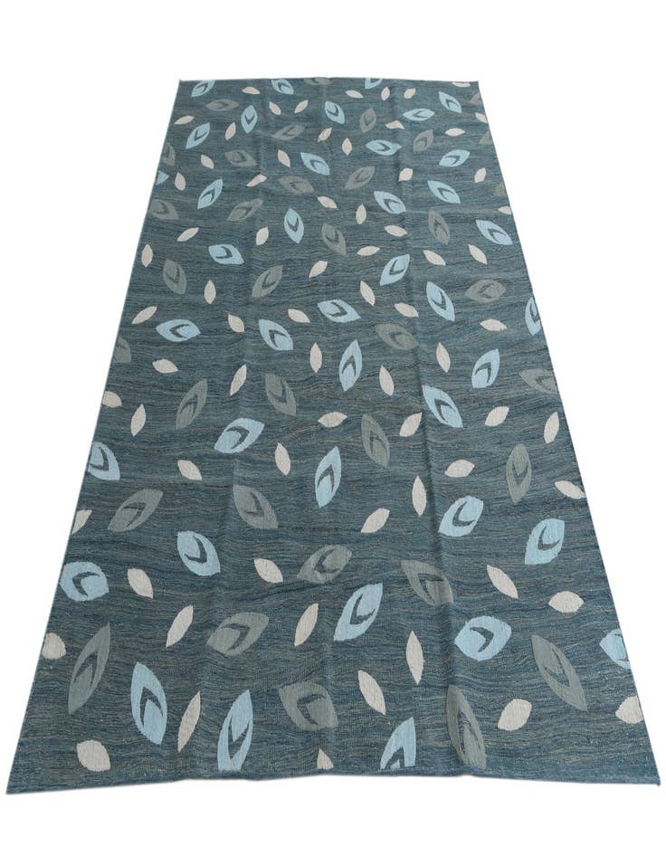 Detail image of  5' 10 x 8' 5  Hand Woven Kilim Modern Rug