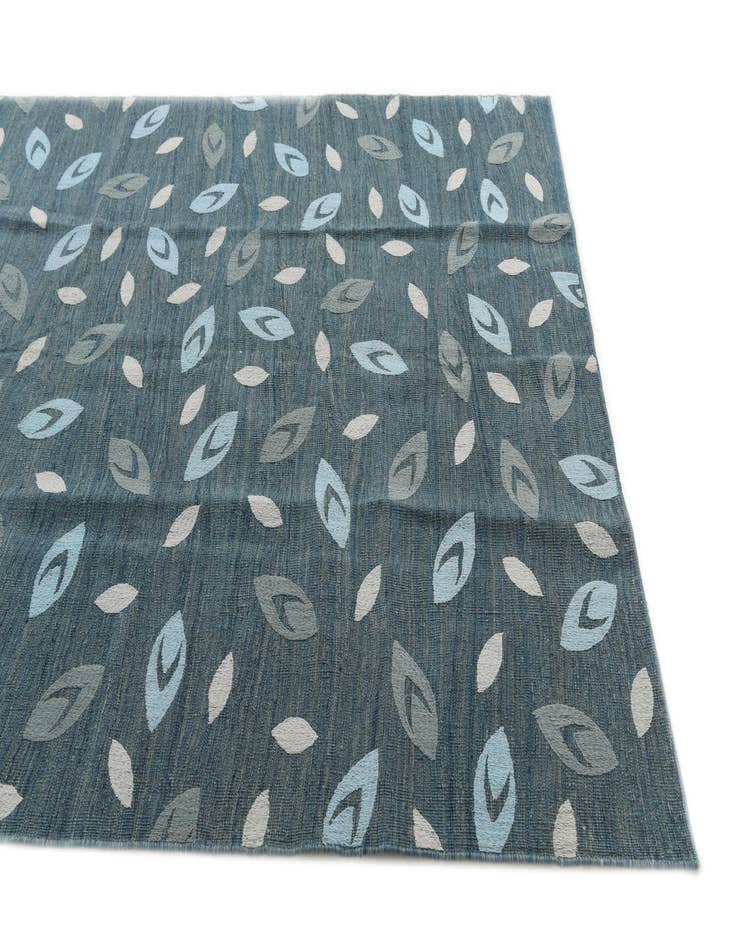 Detail image of  5' 10 x 8' 5  Hand Woven Kilim Modern Rug