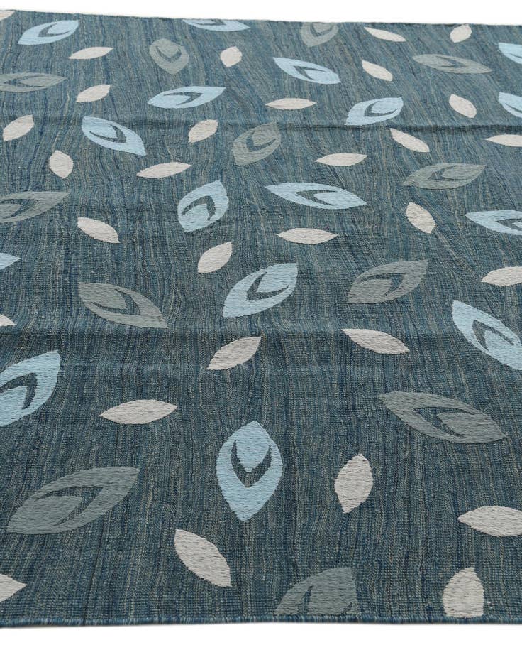 Detail image of  5' 10 x 8' 5  Hand Woven Kilim Modern Rug