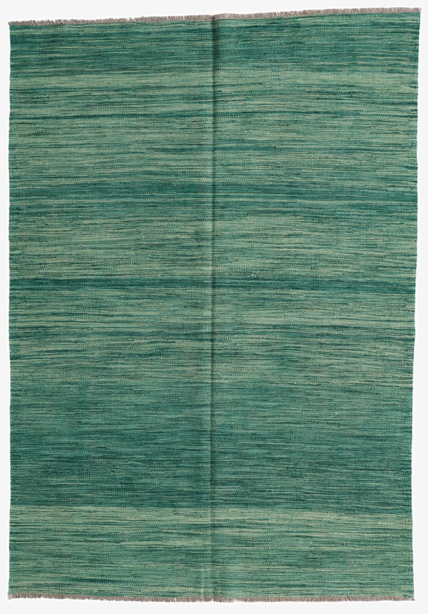  4' 7 x 6' 7  Hand Woven Kilim Modern Wool Rug