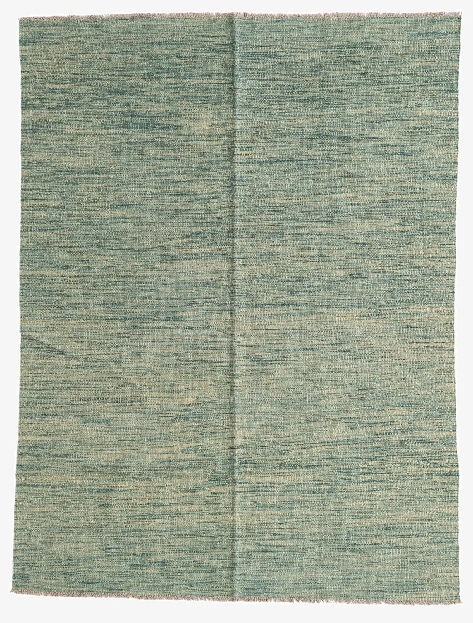  5' x 6' 7  Hand Woven Kilim Modern Wool Rug