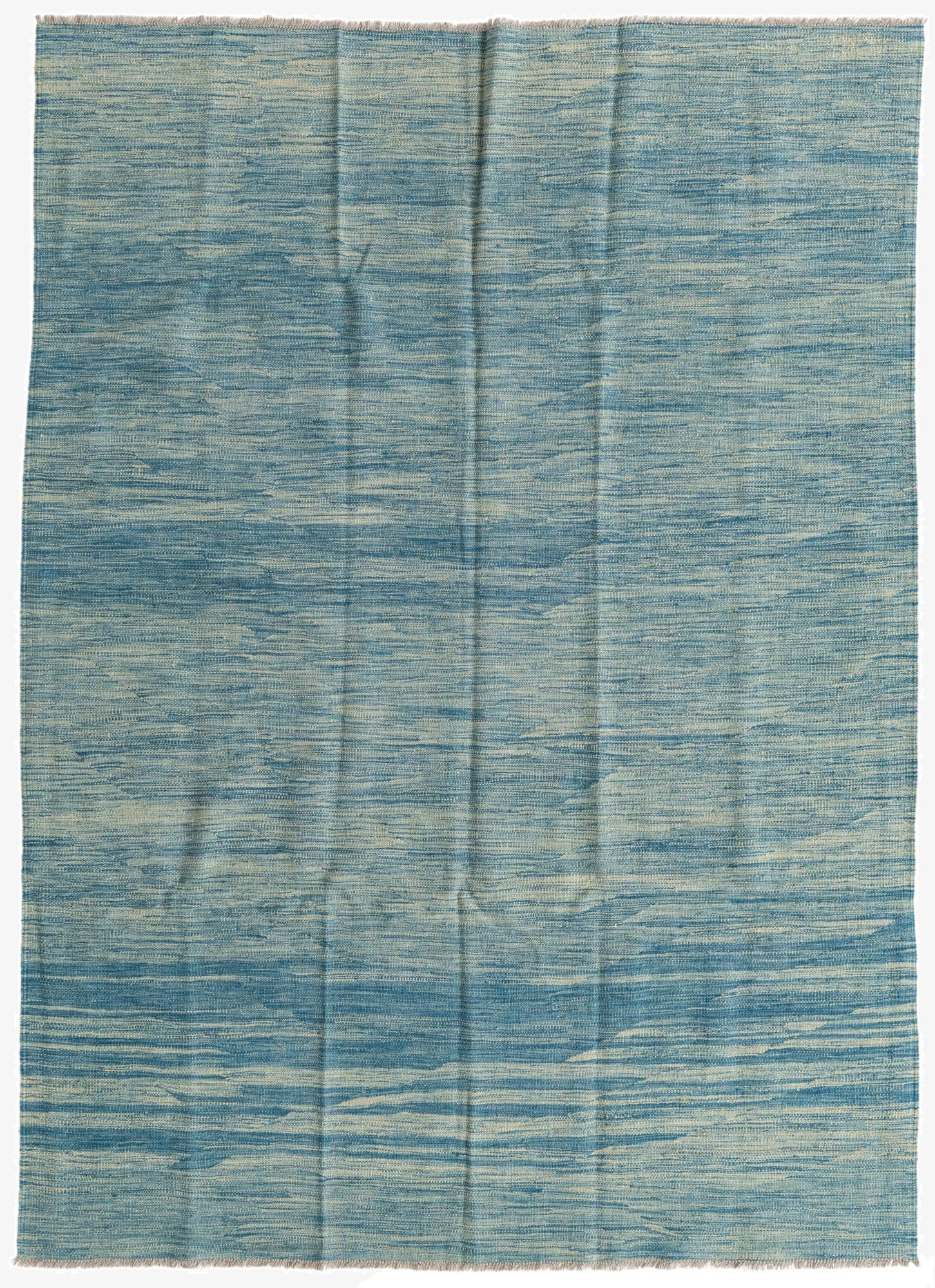  5' 10 x 8'  Hand Woven Kilim Modern Wool Rug