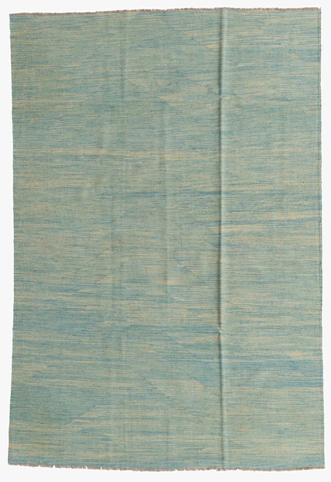  5' 4 x 8'  Hand Woven Kilim Modern Wool Rug