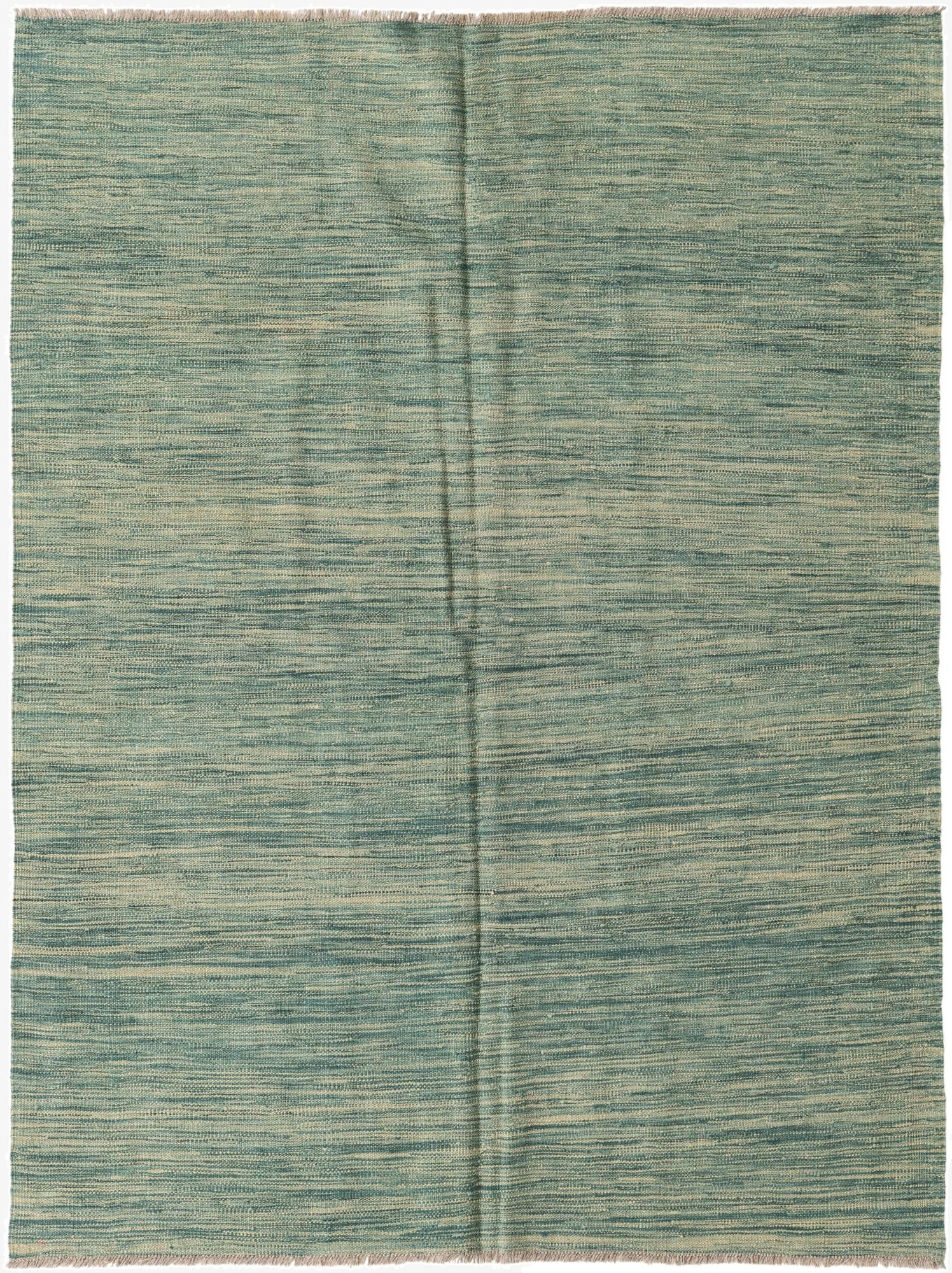  4' 10 x 6' 6  Hand Woven Kilim Modern Wool Rug