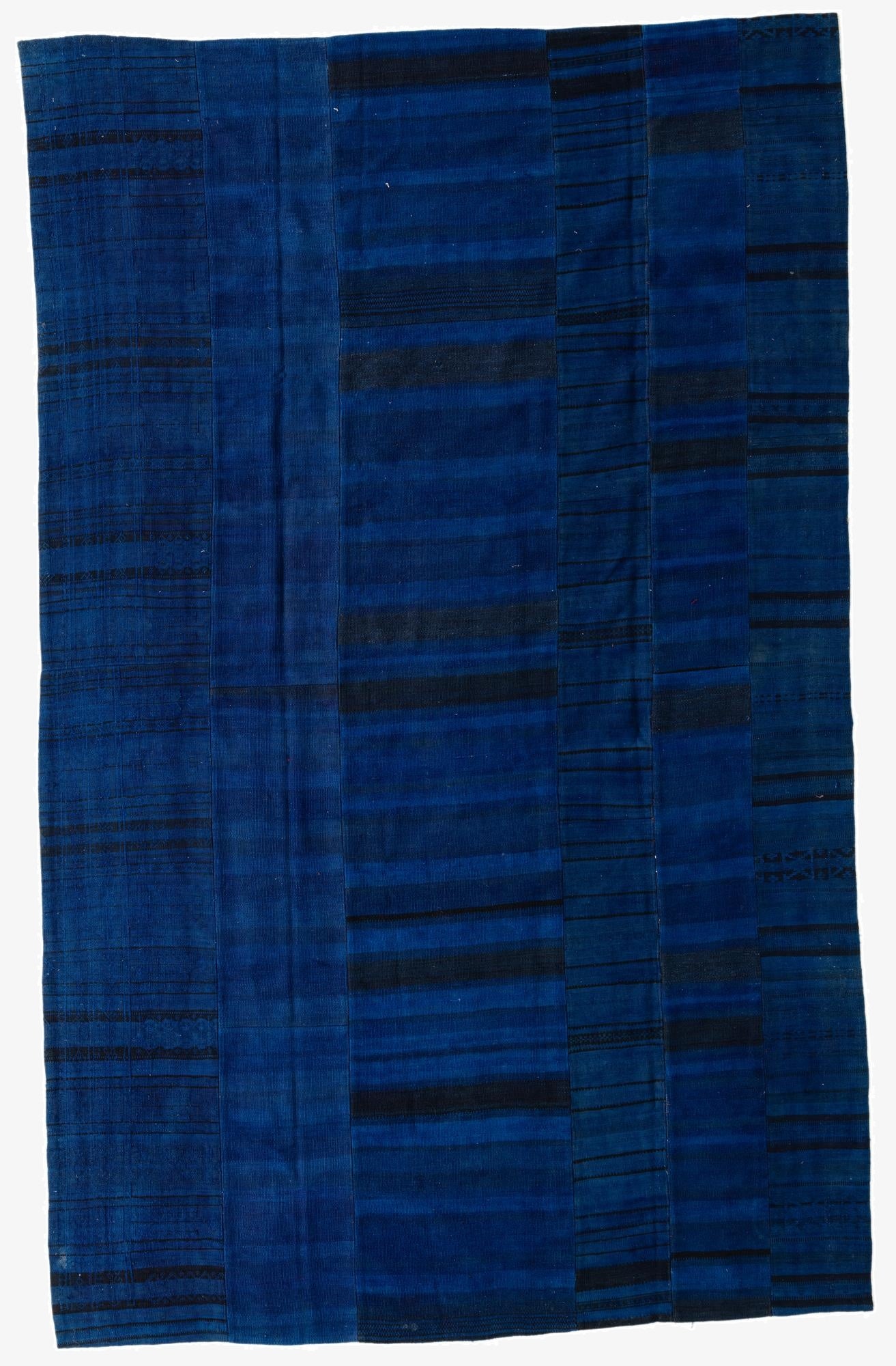  8' 9 x 13' 10  Hand Woven Kilim Patchwork Wool Rug