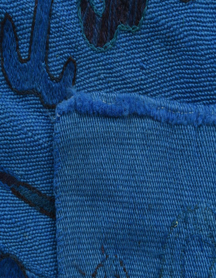 Detail image of  5' 6 x 7' 7  Hand Woven Kilim Suzani Wool Rug