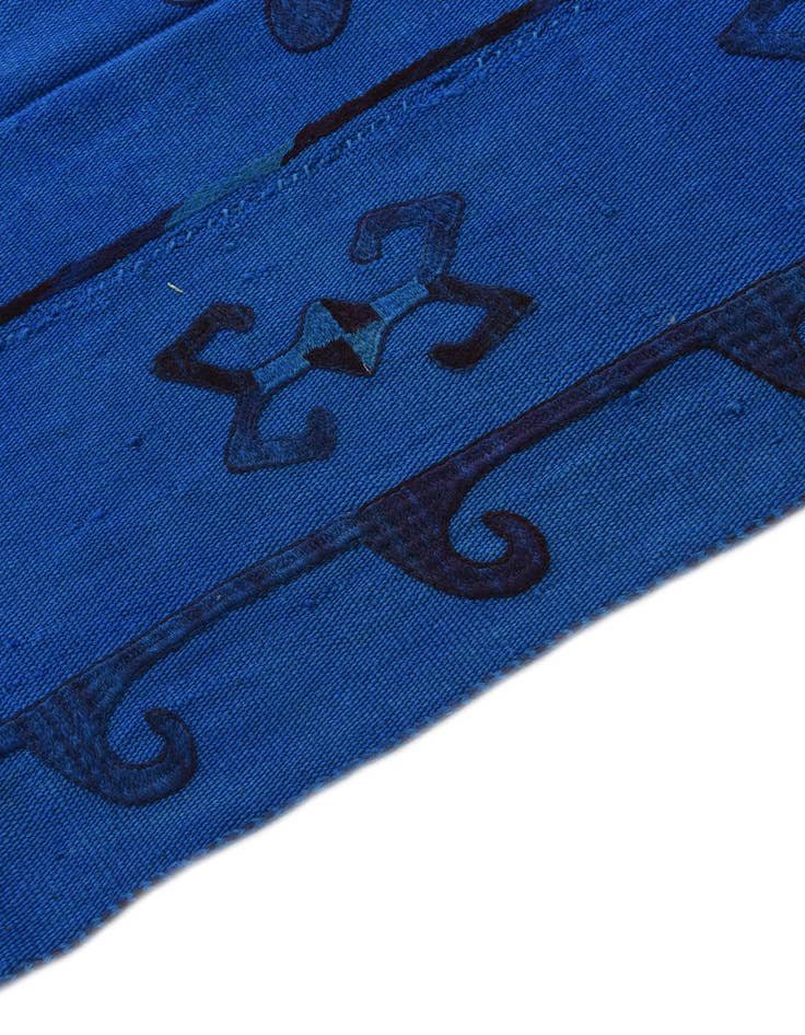 Detail image of  5' 10 x 7' 2  Hand Woven Kilim Suzani Wool Rug