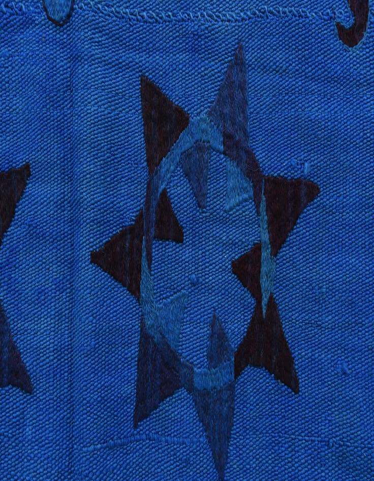 Detail image of  5' 10 x 7' 2  Hand Woven Kilim Suzani Wool Rug