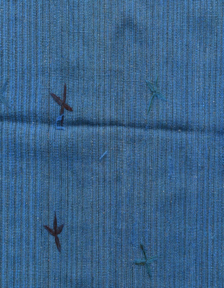 Detail image of  5' 6 x 7' 9  Hand Woven Kilim Suzani Wool Rug