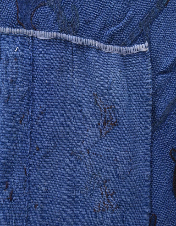 Detail image of  5' 10 x 7' 6  Hand Woven Kilim Suzani Wool Rug