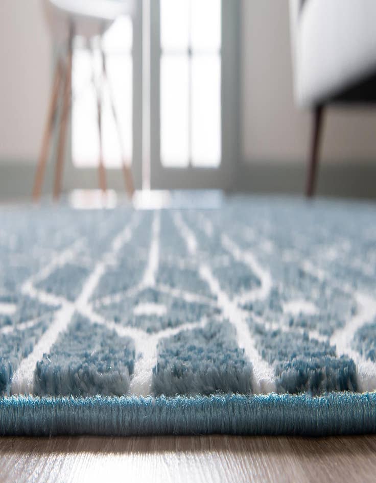 Detail image of  5' x 8' Lattice Trellis Rug