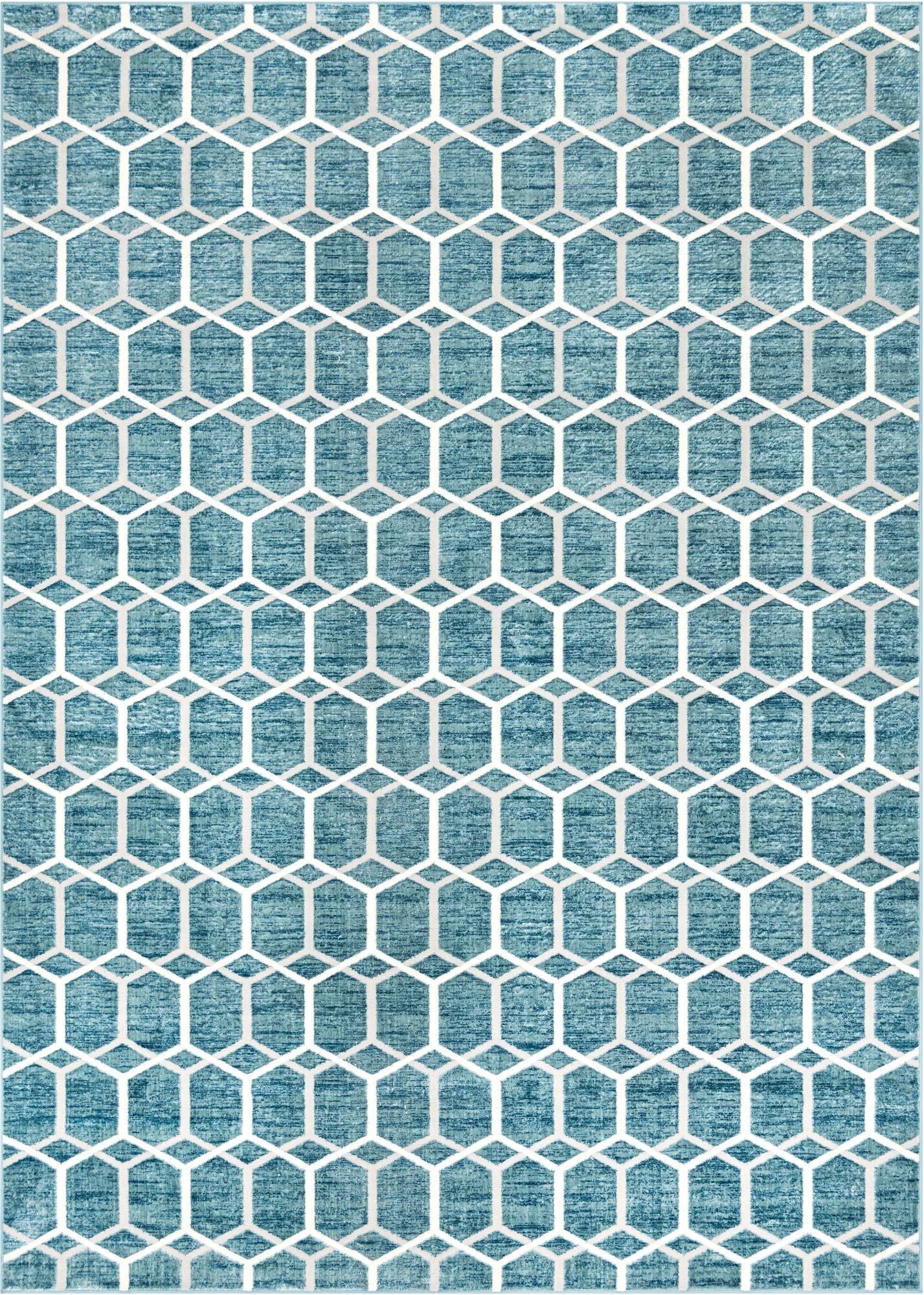  9' 10 x 14' Lattice Trellis Rug