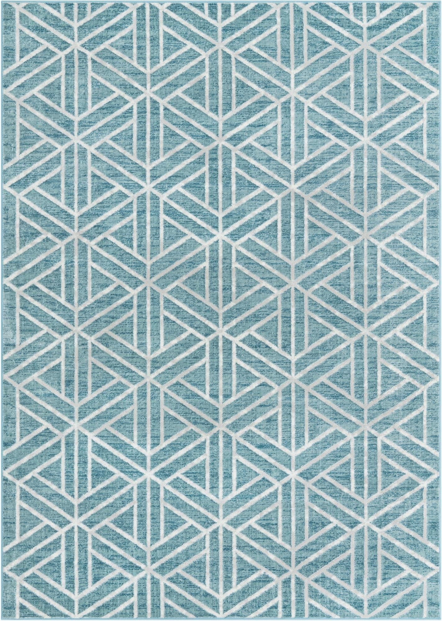 7' x 10' Lattice Trellis Rug