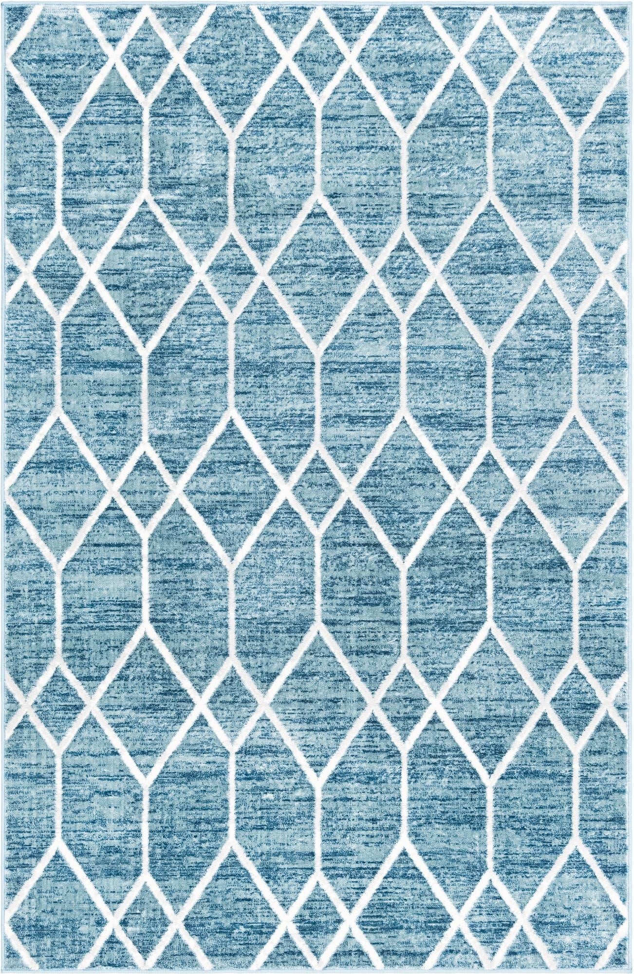  5' x 8' Lattice Trellis Rug