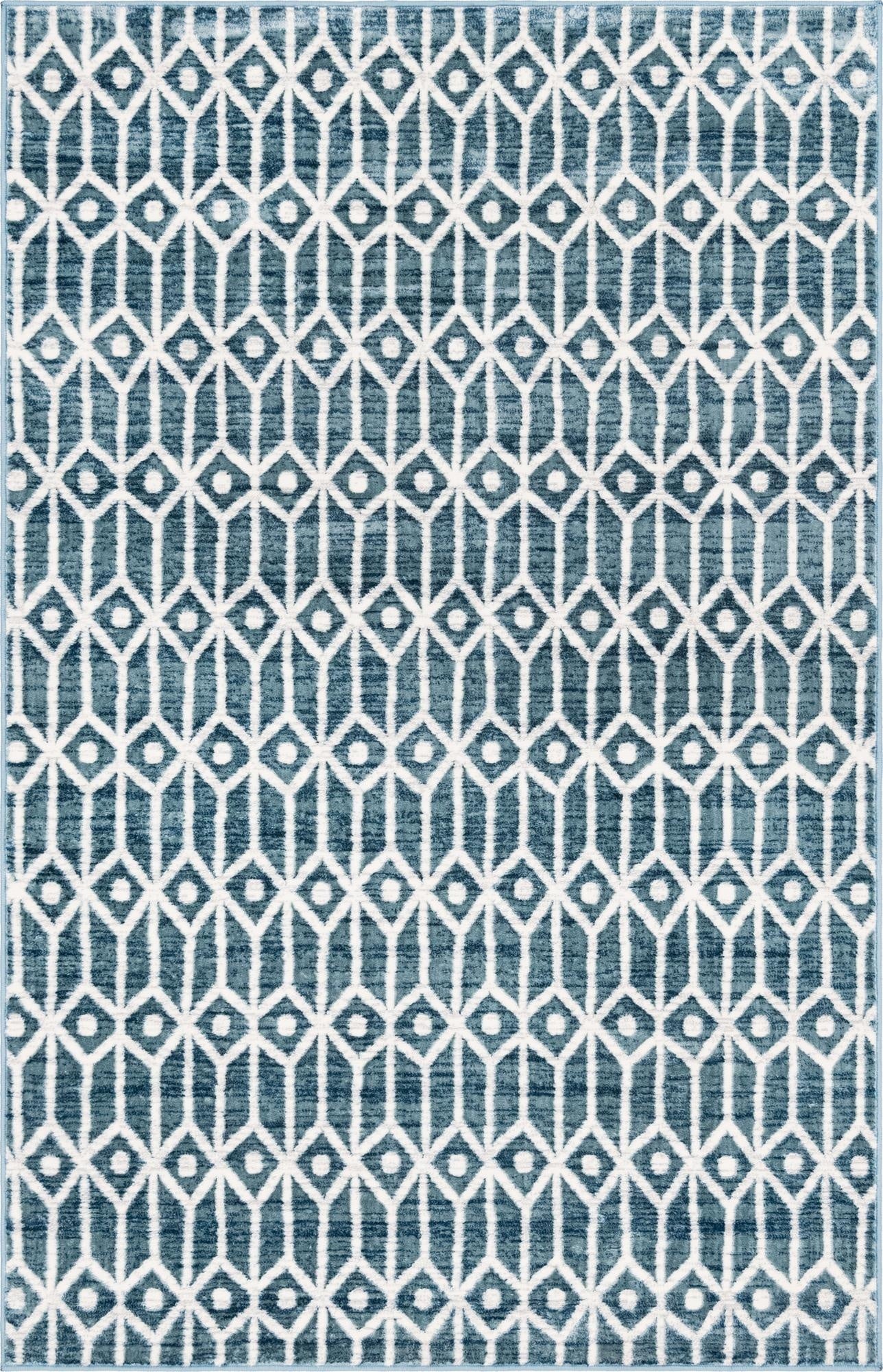  5' x 8' Lattice Trellis Rug