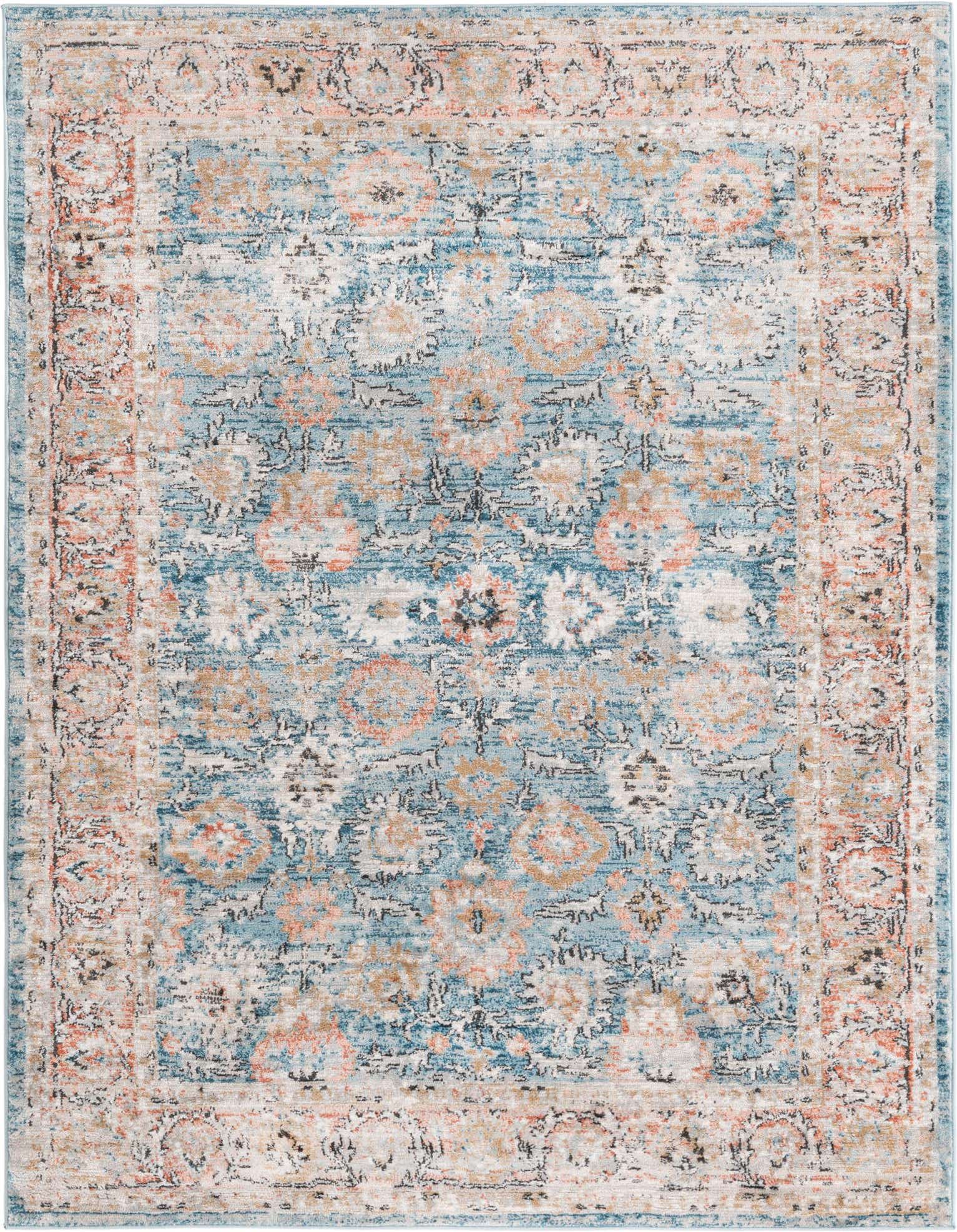 Primary image  5' 3 x 7' Leipzig Rug