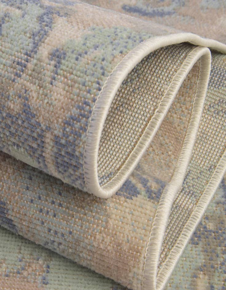 Detail image of  Custom Blue Lotus Rug