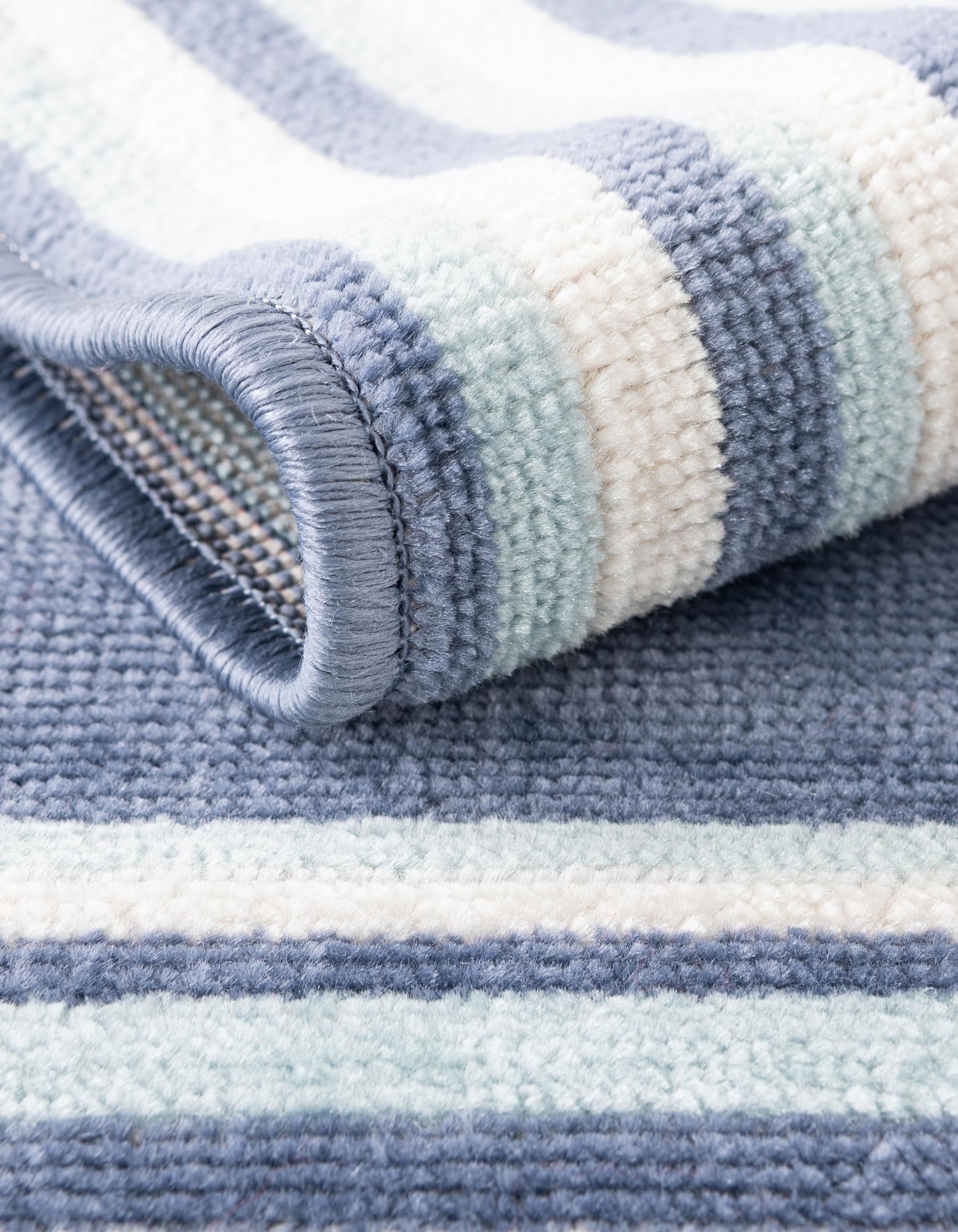 Blue 9' x 12' Lotus Rug | Rugs.com