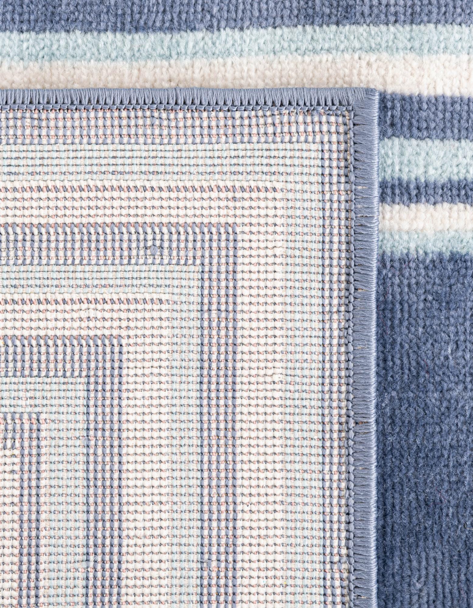 Blue 9' x 12' Lotus Rug | Rugs.com