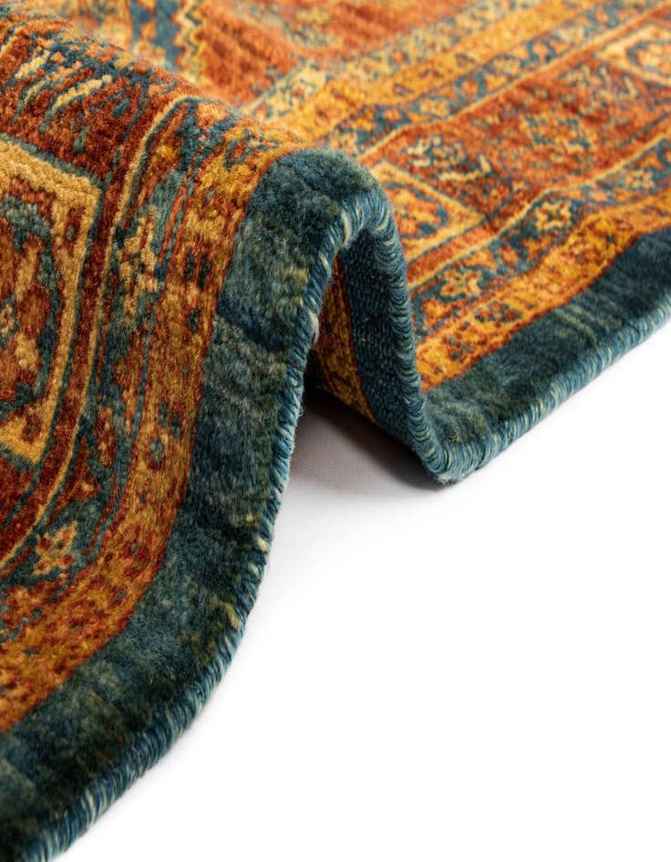 Detail image of  5' 8 x 8' 3 Luribaft Wool Rug