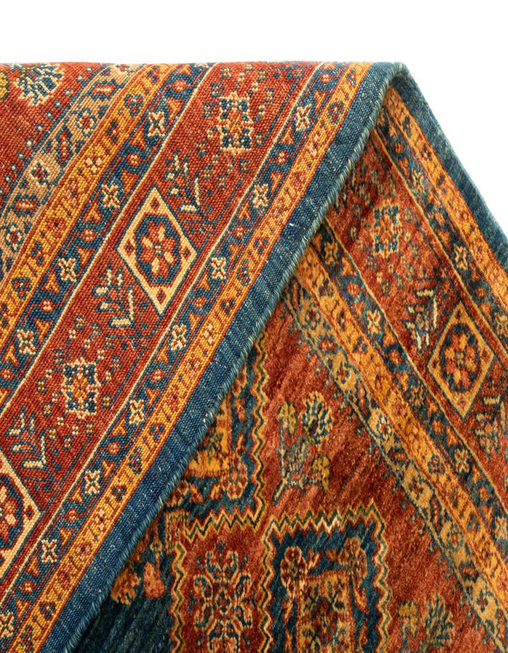 Detail image of  5' 8 x 8' 3 Luribaft Wool Rug