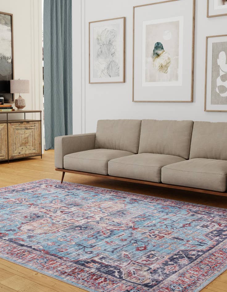 Detail image of  7' 3 x 10'  Washable Maahru Rug