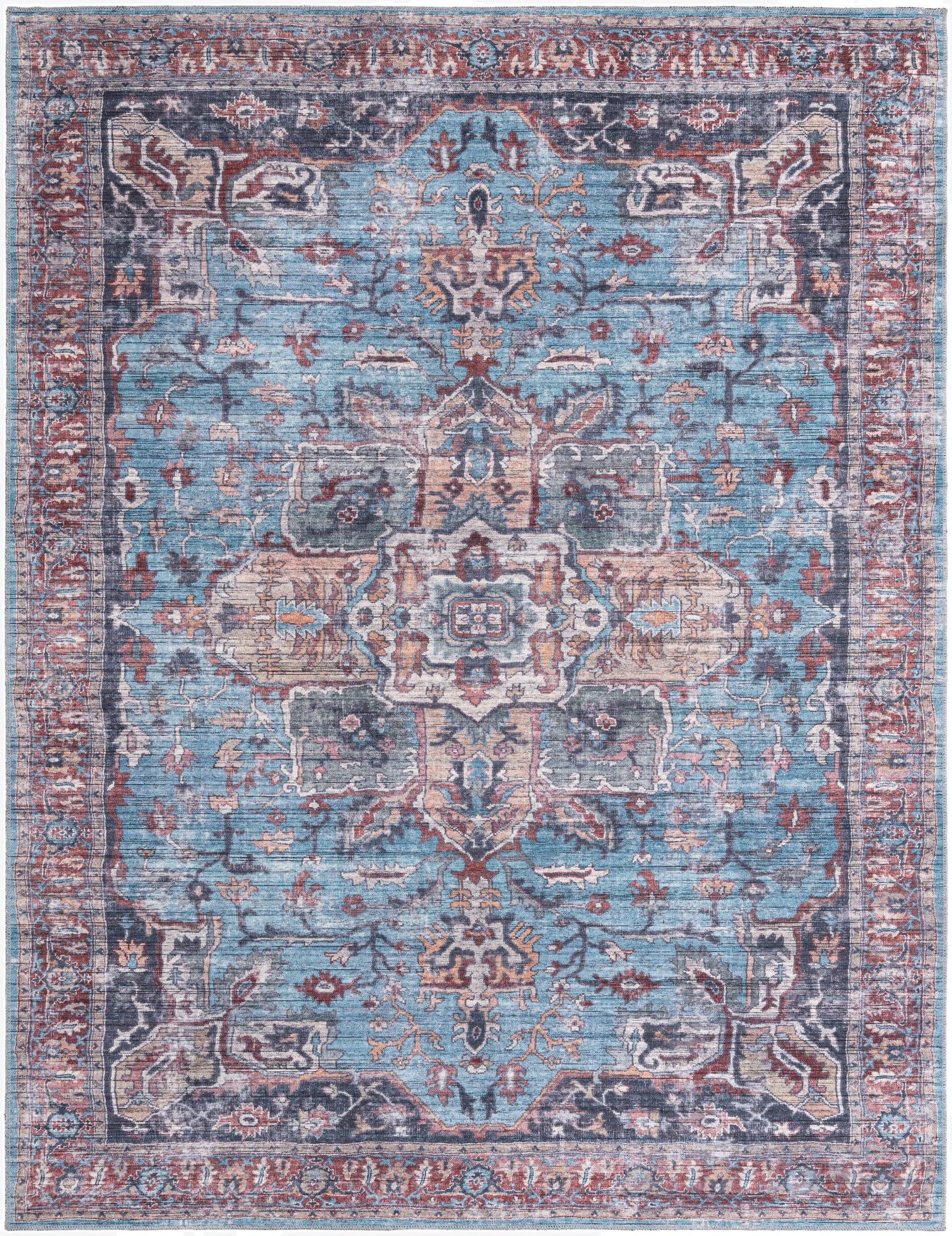  7' 10 x 10'  Washable Maahru Rug