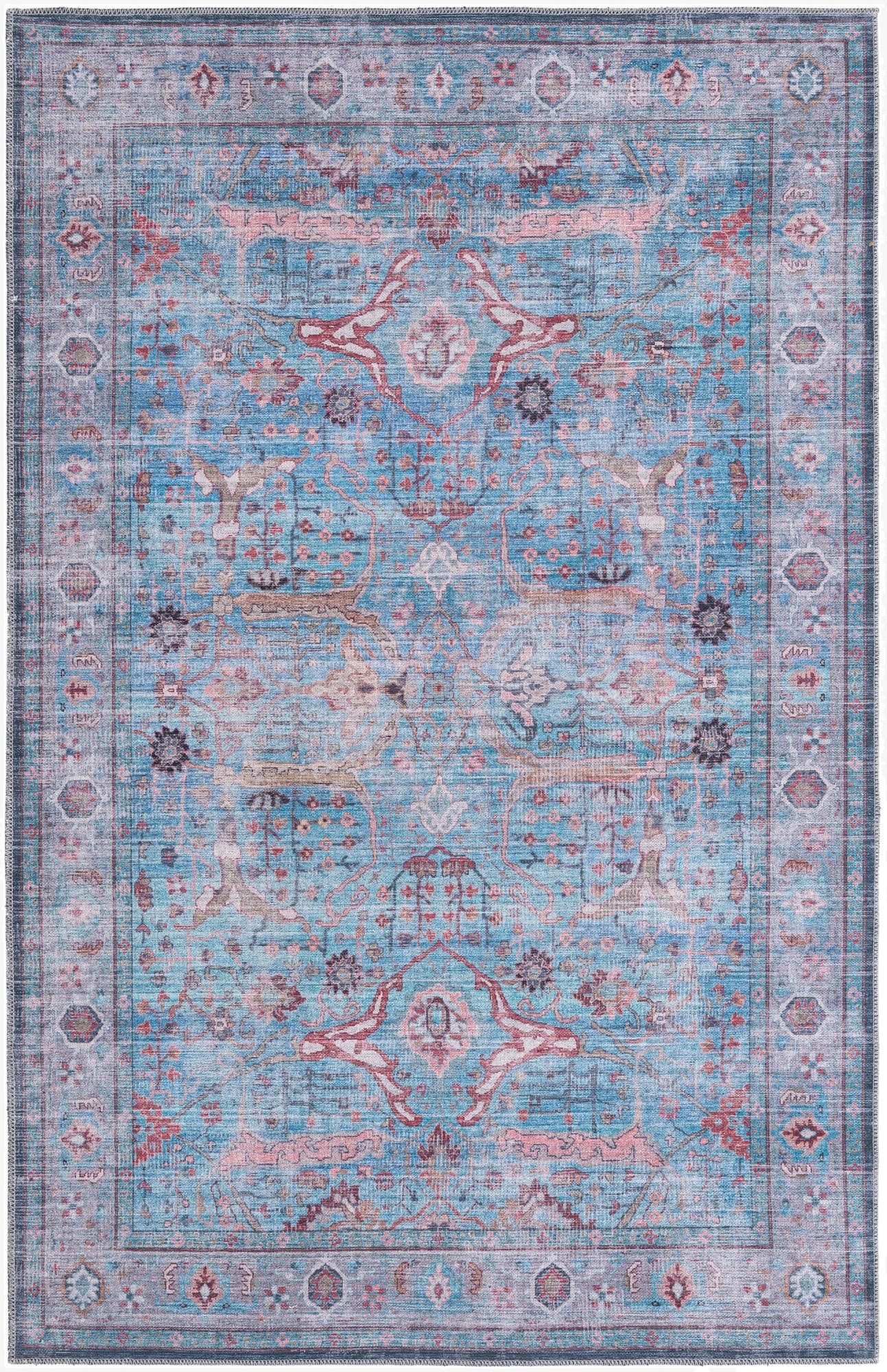 Primary image  5' 3 x 8'  Washable Maahru Rug