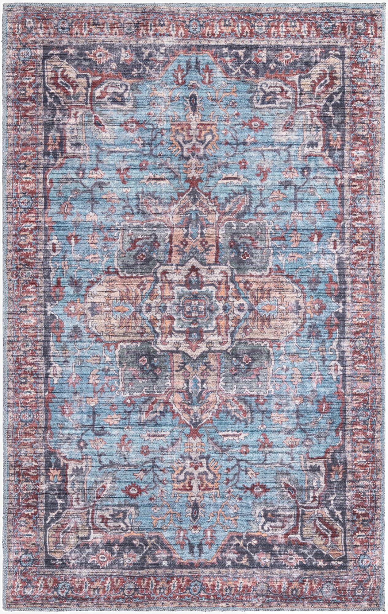  4' x 6'  Washable Maahru Rug
