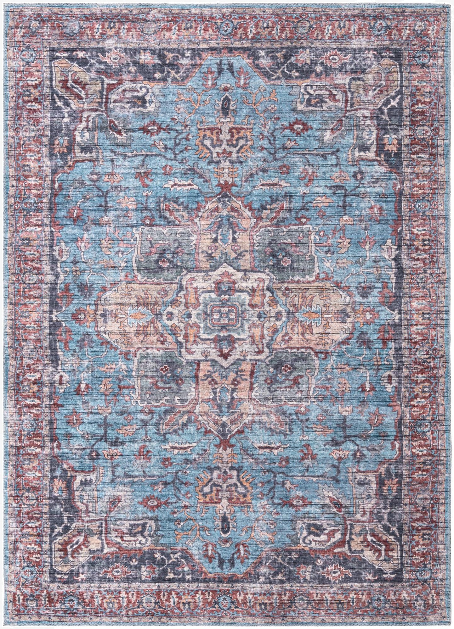 Primary image  7' 3 x 10'  Washable Maahru Rug