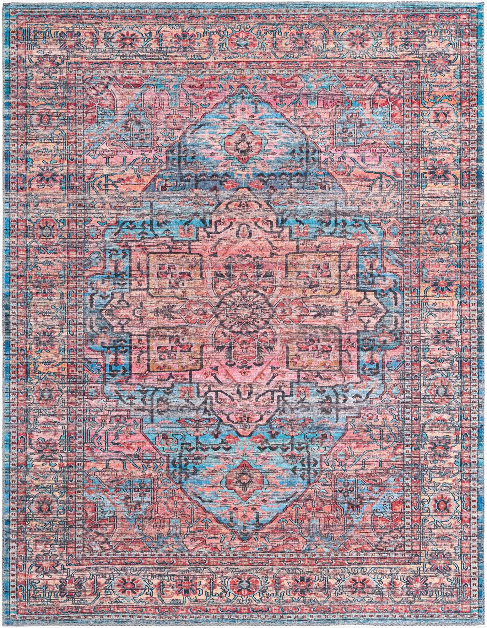  7' 10 x 10'  Washable Maahru Rug