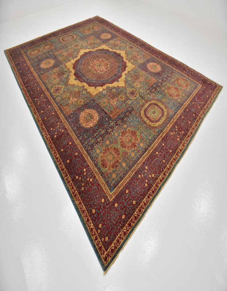 Detail image of  10' 2 x 13' 8  Hand Knotted Mamluk Ziegler Oriental Rug