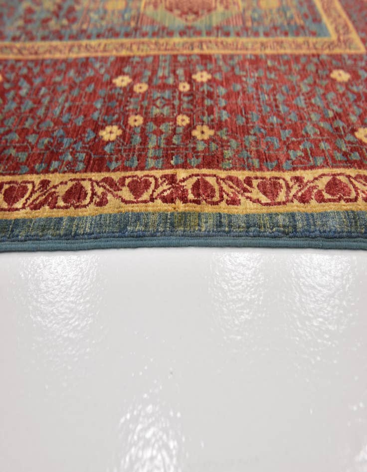 Detail image of  10' 2 x 13' 8  Hand Knotted Mamluk Ziegler Oriental Rug