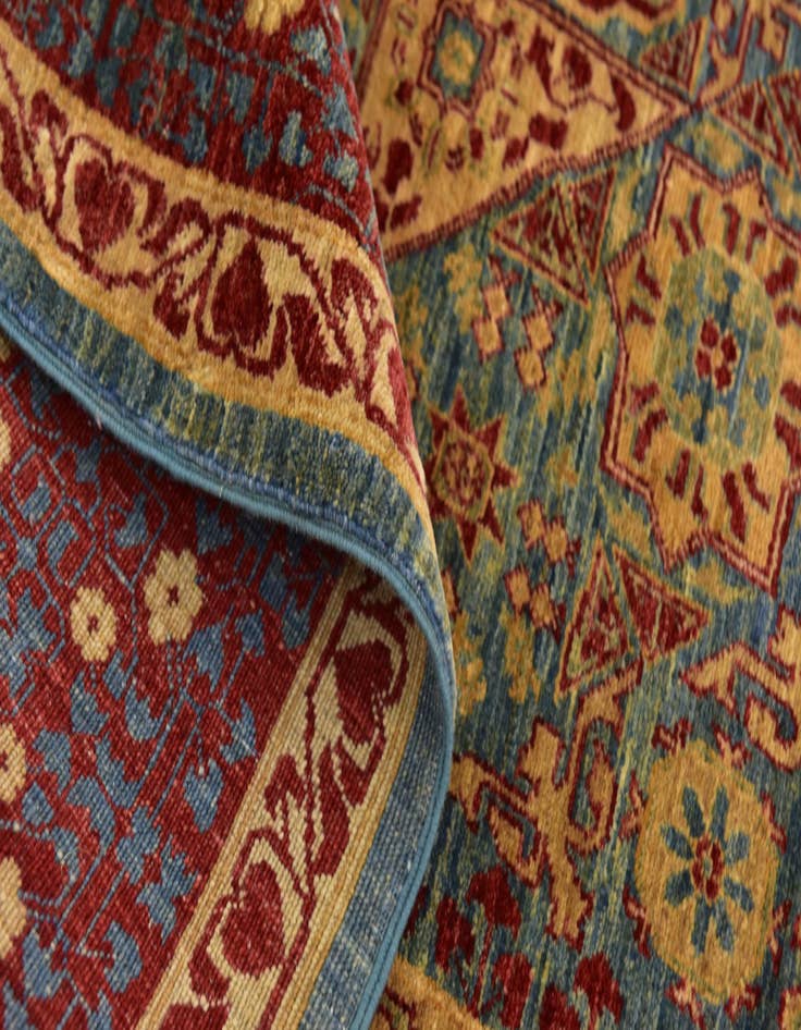 Detail image of  10' 2 x 13' 8  Hand Knotted Mamluk Ziegler Oriental Rug