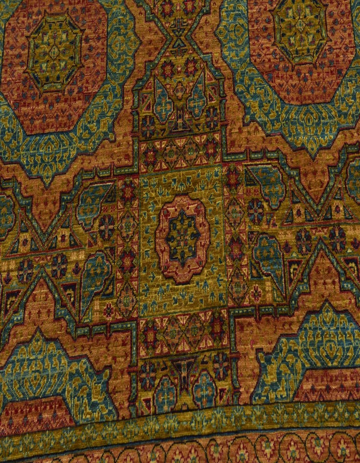 Detail image of  8' x 11' 3  Hand Knotted Mamluk Ziegler Oriental Rug
