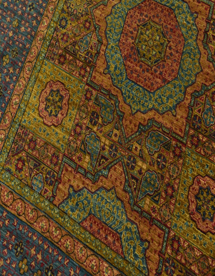 Detail image of  8' x 11' 3  Hand Knotted Mamluk Ziegler Oriental Rug
