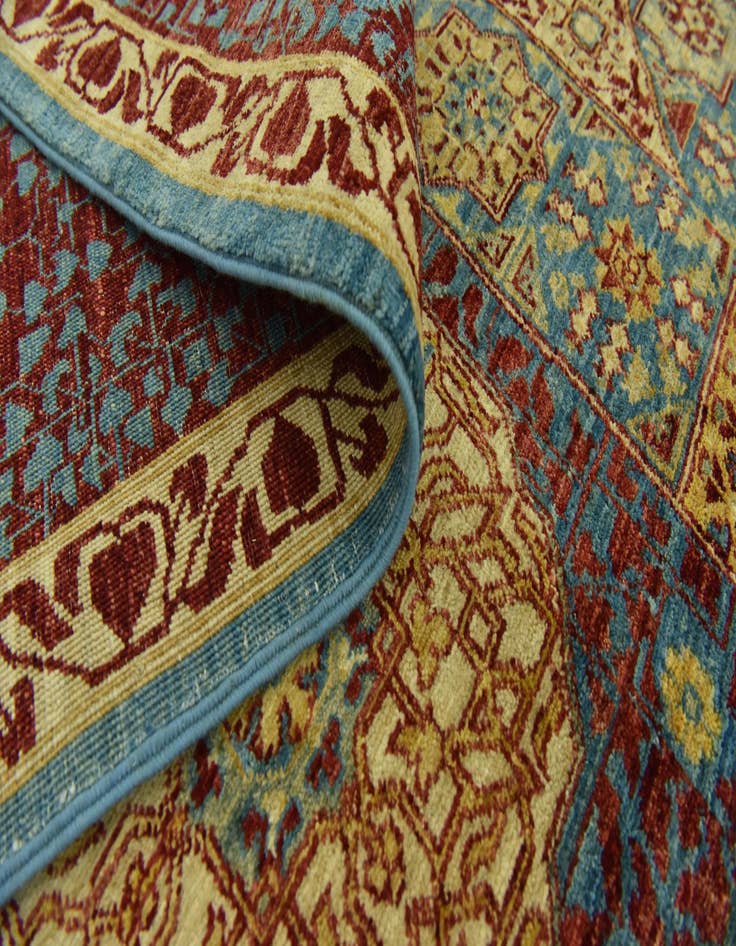 Detail image of  8' 3 x 9' 7  Hand Knotted Mamluk Ziegler Oriental Rug